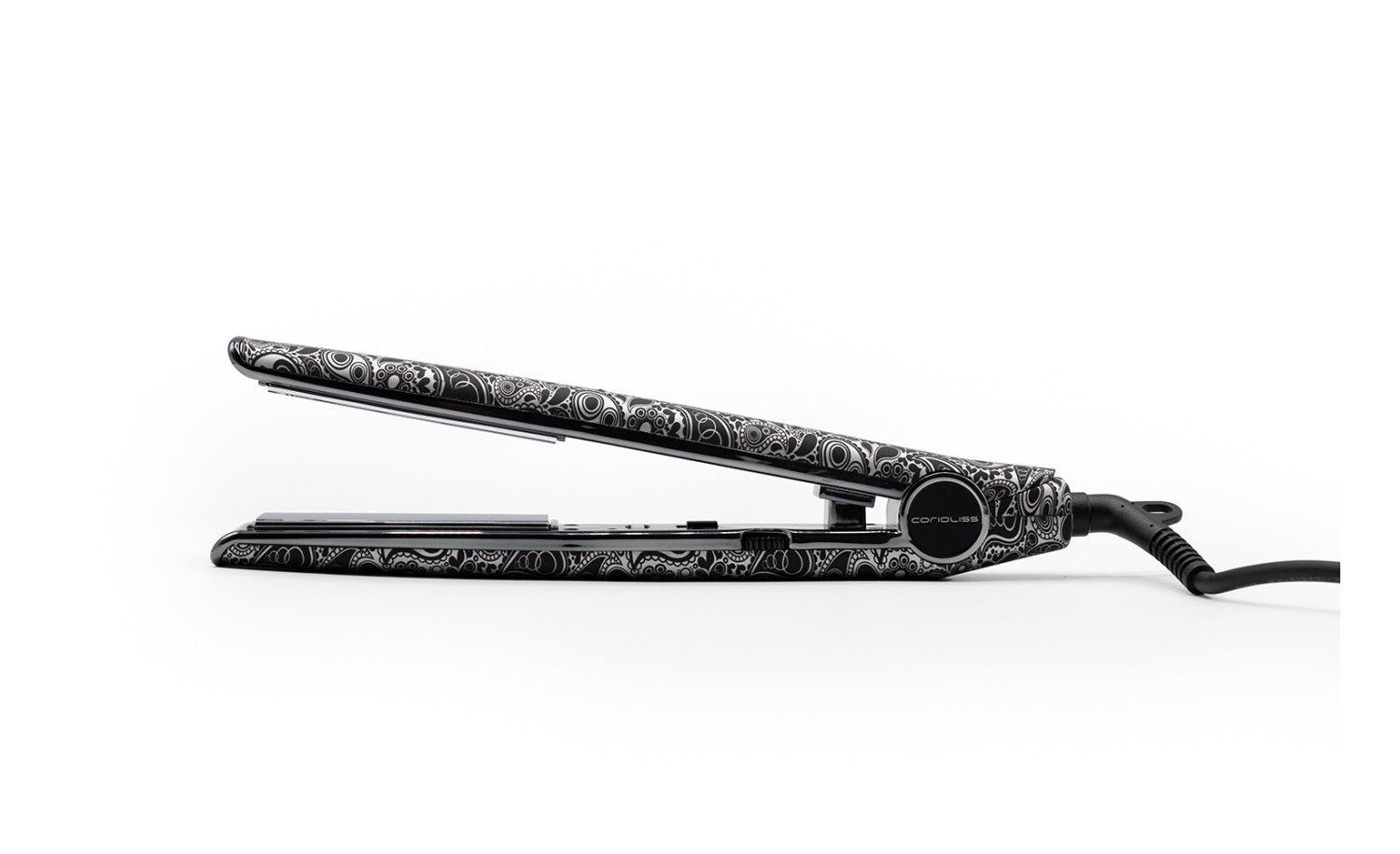 Plancha de Pelo C1 Silver Paisley Soft Touch | Tienda Corioliss® Oficial