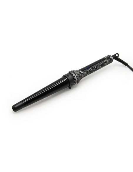 RIZADOR GLAMOUR WAND ZEBRA SILVER SOFT TOUCH