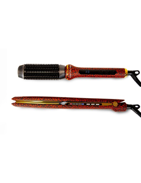 C3 RED LEOPARD + HOT BRUSH