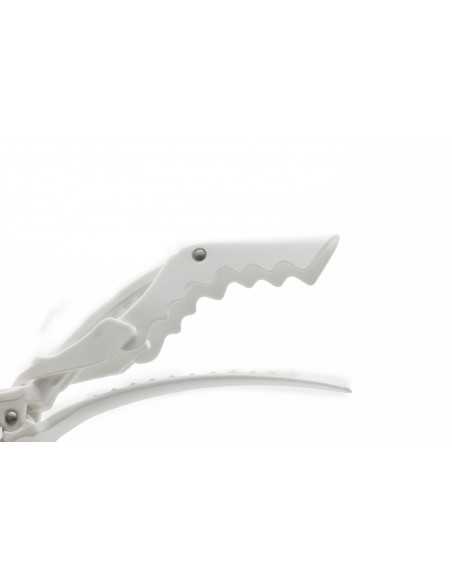 PINZAS CORIOLISS CROC HAIR CLIPS PROFESIONAL WHITE